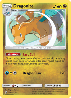 Dragonite 119/181 Team Up