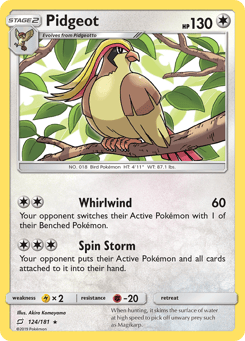 Pidgeot 124/181 Team Up