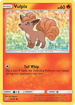 Vulpix 15/181 Team Up