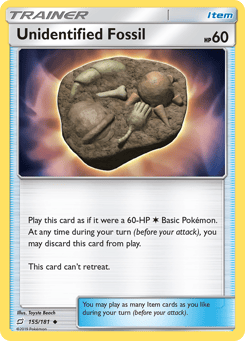 Unidentified Fossil 155/181 Team Up