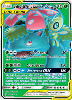 Celebi & Venusaur-GX 159/181 Team Up