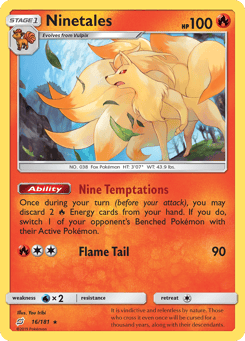 Ninetales 16/181 Team Up