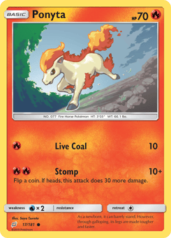 Ponyta 17/181 Team Up