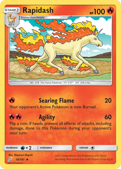 Rapidash 18/181 Team Up