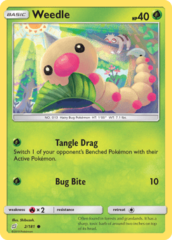 Weedle 2/181 Team Up