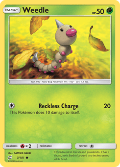 Weedle 3/181 Team Up