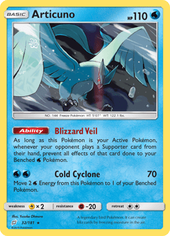 Articuno 32/181 Team Up