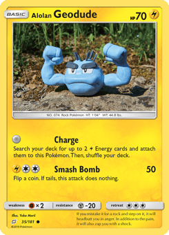 Alolan Geodude 35/181 Team Up