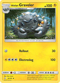 Alolan Graveler 36/181 Team Up