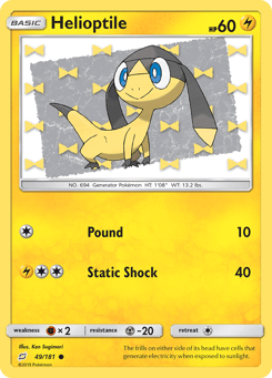 Helioptile 49/181 Team Up