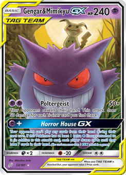 Gengar & Mimikyu-GX 53/181 Team Up