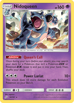 Nidoqueen 56/181 Team Up