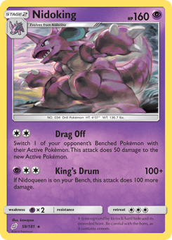 Nidoking 59/181 Team Up
