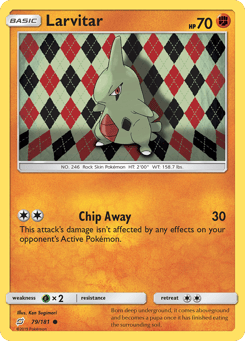 Larvitar 79/181 Team Up