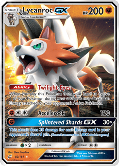 Lycanroc-GX 82/181 Team Up