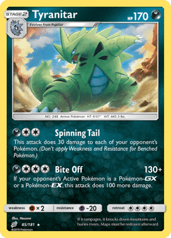 Tyranitar 85/181 Team Up