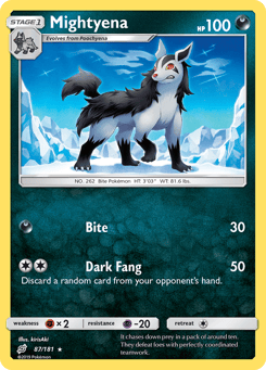 Mightyena 87/181 Team Up