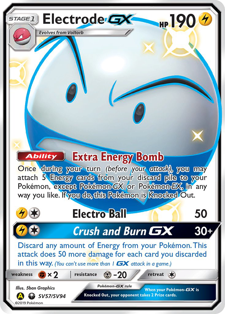 Electrode-GX SV57/SV94 Hidden Fates Shiny Vault