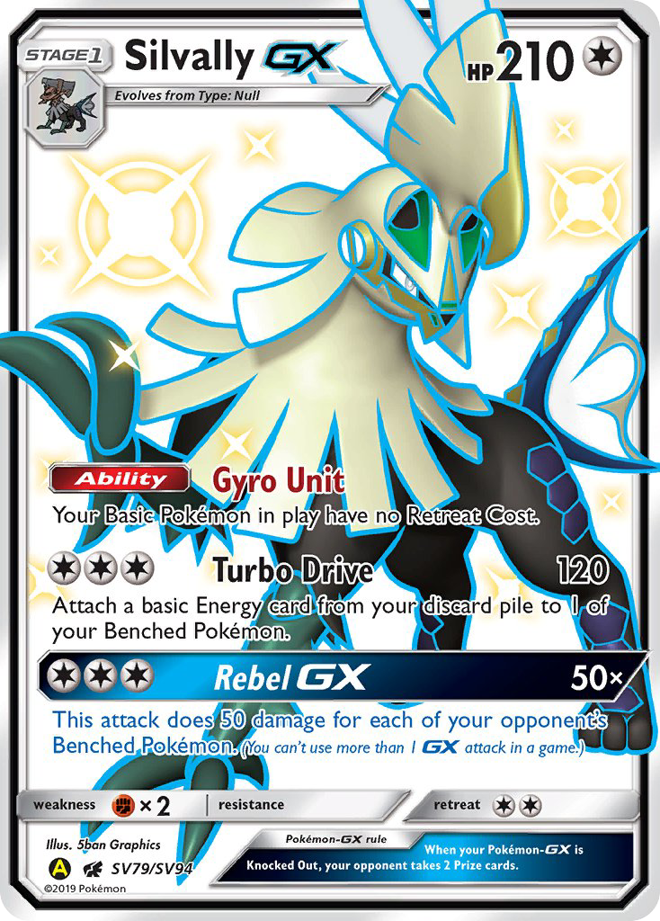 Silvally-GX SV79/SV94 Hidden Fates Shiny Vault