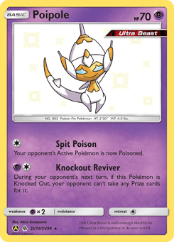 Poipole SV19/SV94 Hidden Fates Shiny Vault