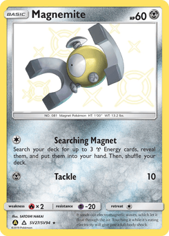 Magnemite SV27/SV94 Hidden Fates Shiny Vault