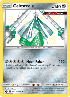 Celesteela SV32/SV94 Hidden Fates Shiny Vault