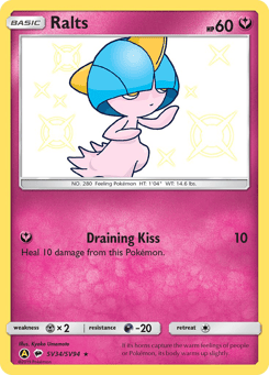 Ralts SV34/SV94 Hidden Fates Shiny Vault
