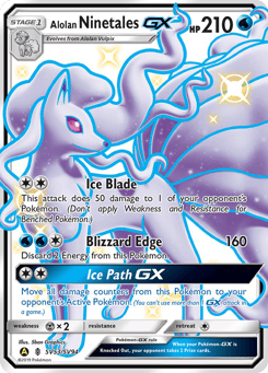 Alolan Ninetales-GX SV53/SV94 Hidden Fates Shiny Vault