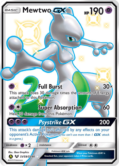 Mewtwo-GX SV59/SV94 Hidden Fates Shiny Vault