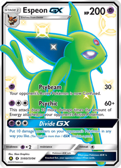 Espeon-GX SV60/SV94 Hidden Fates Shiny Vault