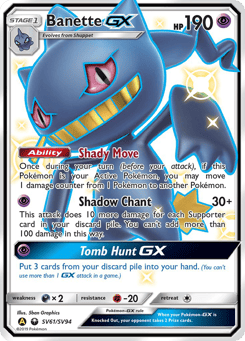 Banette-GX SV61/SV94 Hidden Fates Shiny Vault