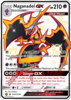 Naganadel-GX SV63/SV94 Hidden Fates Shiny Vault