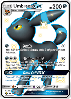 Umbreon-GX SV69/SV94 Hidden Fates Shiny Vault
