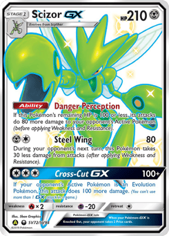 Scizor-GX SV72/SV94 Hidden Fates Shiny Vault