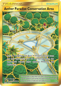 Aether Paradise Conservation Area SV87/SV94 Hidden Fates Shiny Vault