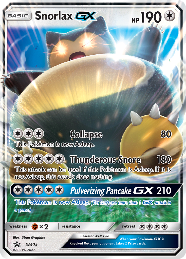 Snorlax-GX SM05 SM Black Star Promos