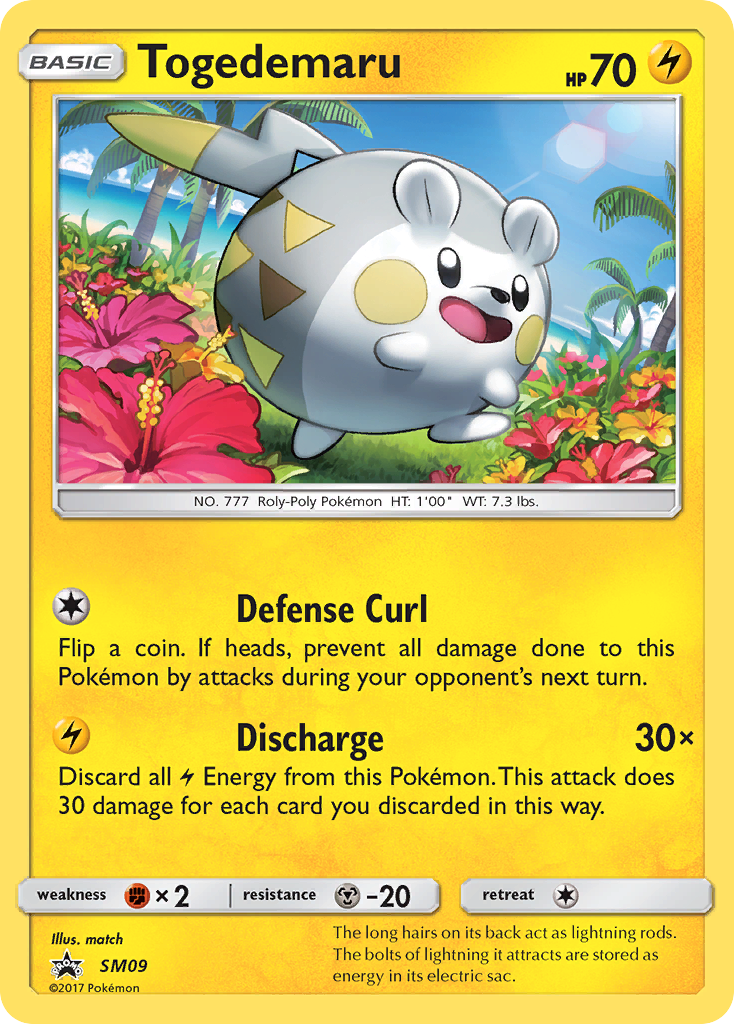 Togedemaru SM09 SM Black Star Promos