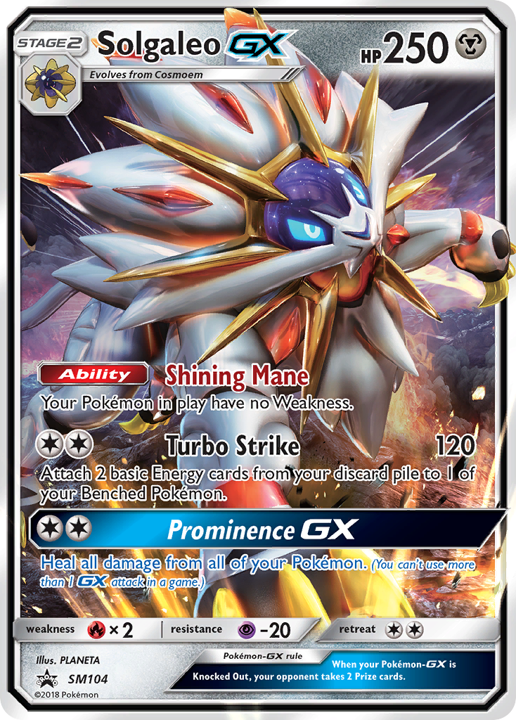 Solgaleo-GX SM104 SM Black Star Promos