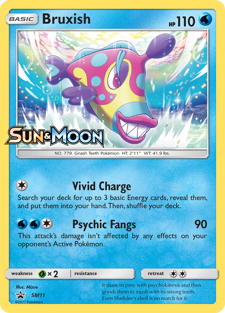 Bruxish SM11 SM Black Star Promos