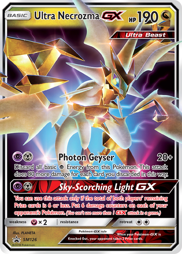Ultra Necrozma-GX SM126 SM Black Star Promos