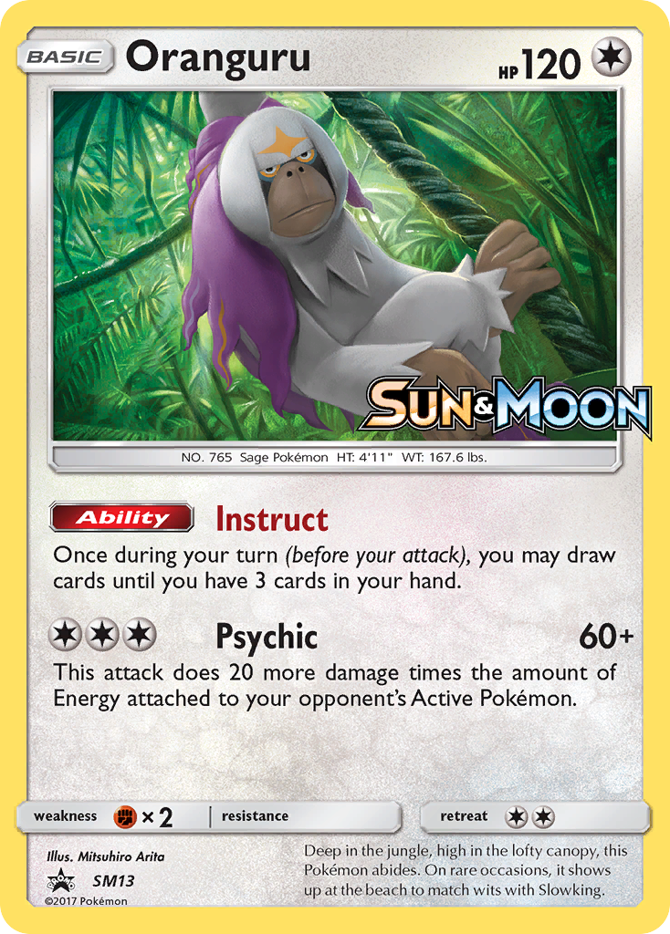 Oranguru SM13 SM Black Star Promos