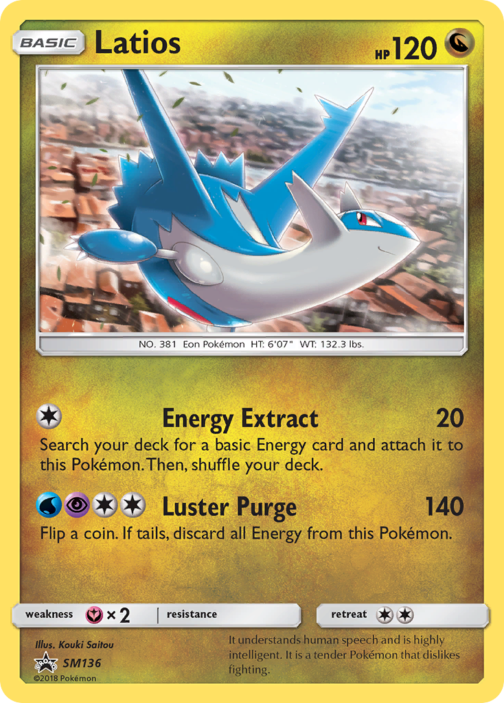 Latios SM136 SM Black Star Promos