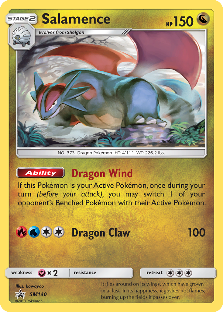 Salamence SM140 SM Black Star Promos