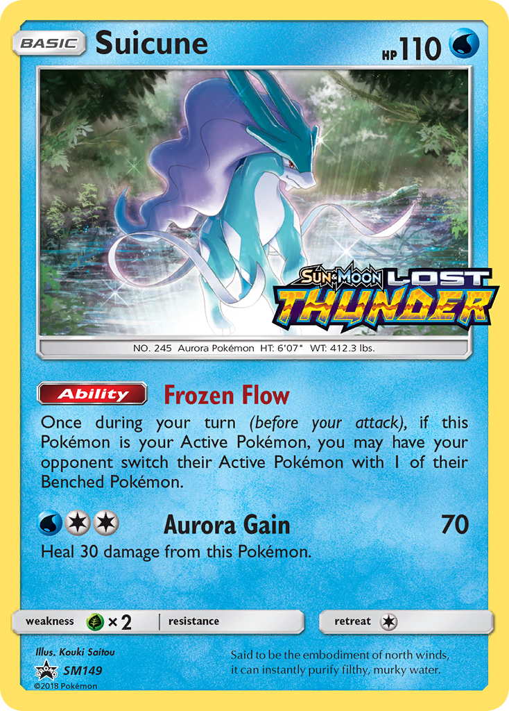 Suicune SM149 SM Black Star Promos