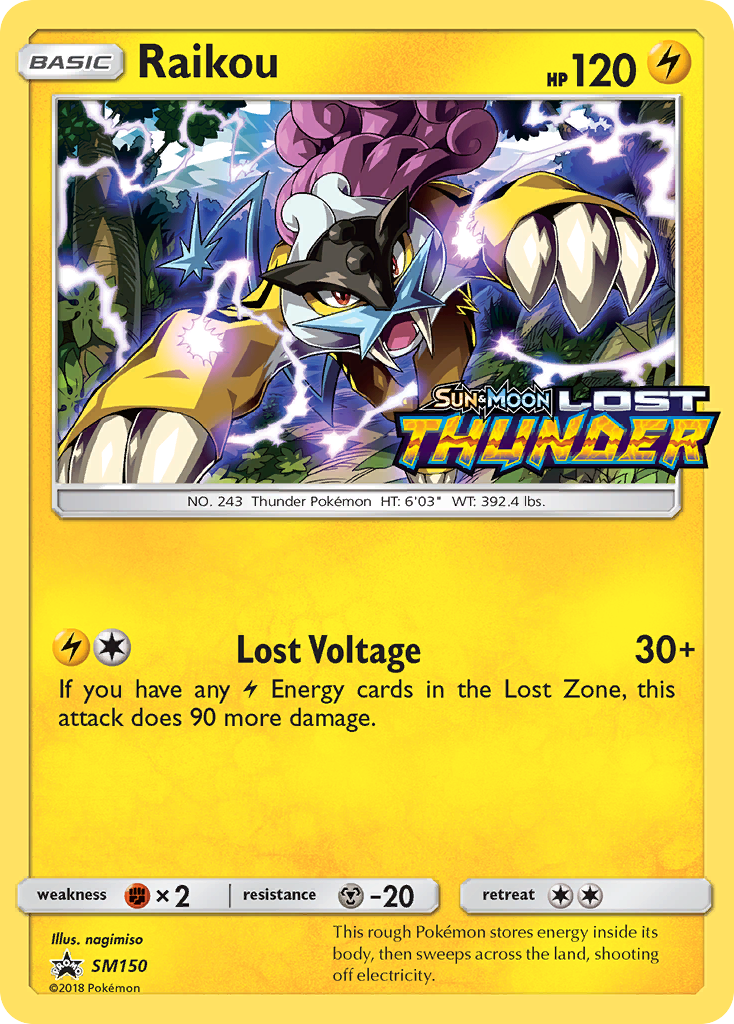 Raikou SM150 SM Black Star Promos
