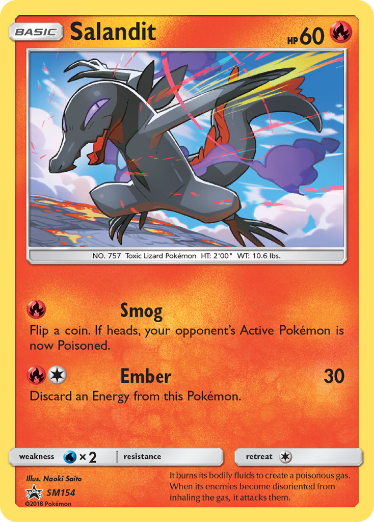 Salandit SM154 SM Black Star Promos