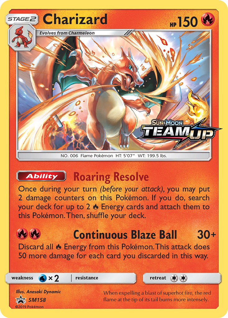 Charizard SM158 SM Black Star Promos