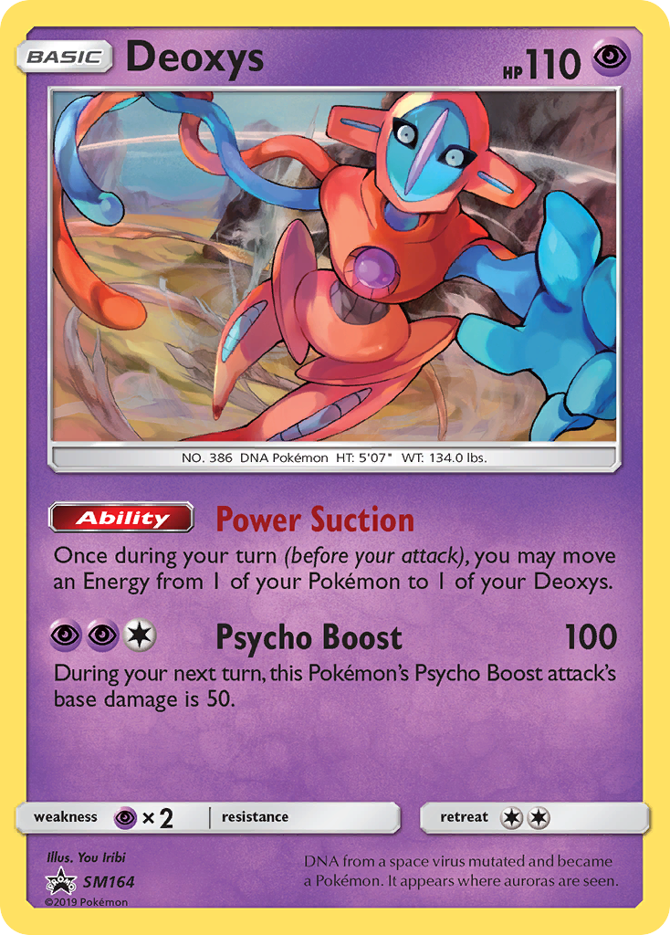 Deoxys SM164 SM Black Star Promos