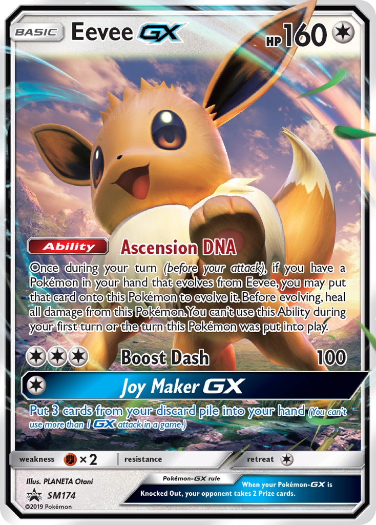 Eevee-GX SM174 SM Black Star Promos