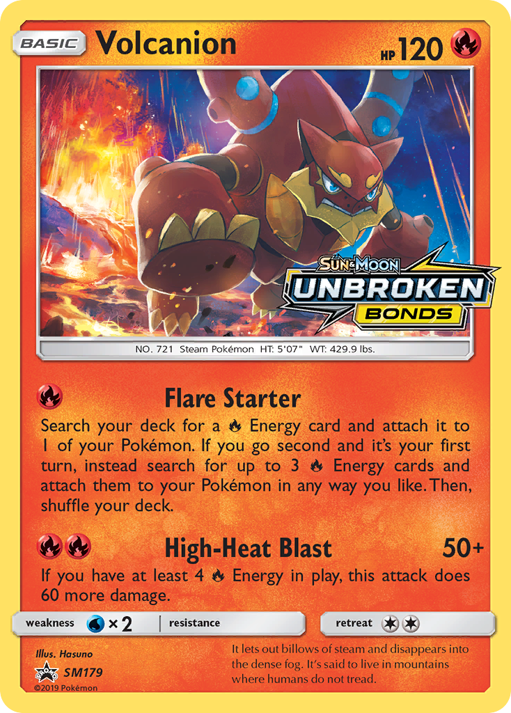 Volcanion SM179 SM Black Star Promos